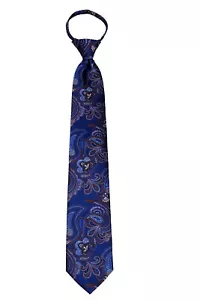 Corbata clásica de cachemira para hombre con cremallera bonita formal bodas negocios graduación - Imagen 1 de 3