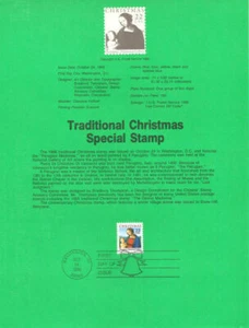 FDC stamp # 2244 22c Christmas Perugino Madonna 1986 USPS Souvenir Page - Picture 1 of 1