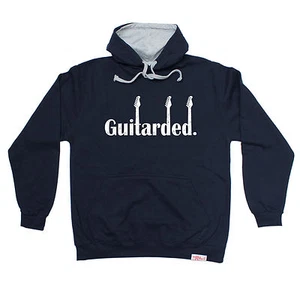 Guitarded HOODIE Electric Guitar Band Clothing hoody Funny birthday fashion gift - Picture 1 of 25
