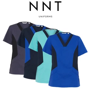 NNT Womens Next Gen Antibacterial Nightingale Scrub Top Nurse Nurse Work CATULL - Picture 1 of 16