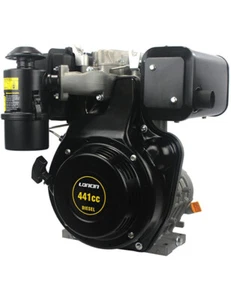 9 HP LONCIN D440FC Motore DIESEL Albero cilindrico 25,4 mm - Foto 1 di 4