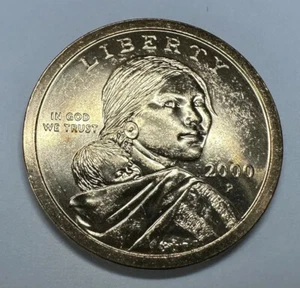 Moneda de 1 dólar Sacagawea 2000-P de conjunto de acuñación de Estados Unidos. BU sin circular - Imagen 1 de 8
