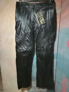 Women's Leather Motorcycle Pants Spidi Entity Size 48 Knee and Hip Protections - Picture 1 of 24
