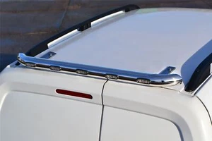 Rear Roof Bar + LEDs To Fit Citroen Berlingo 2008 - 2016 Stainless Accessories - Picture 1 of 12