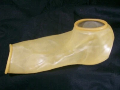 FETISSO RUBBER LATEX SHEATH CONDOM REUSABLE ANAL FISTING OPEN END SWINGING 8120