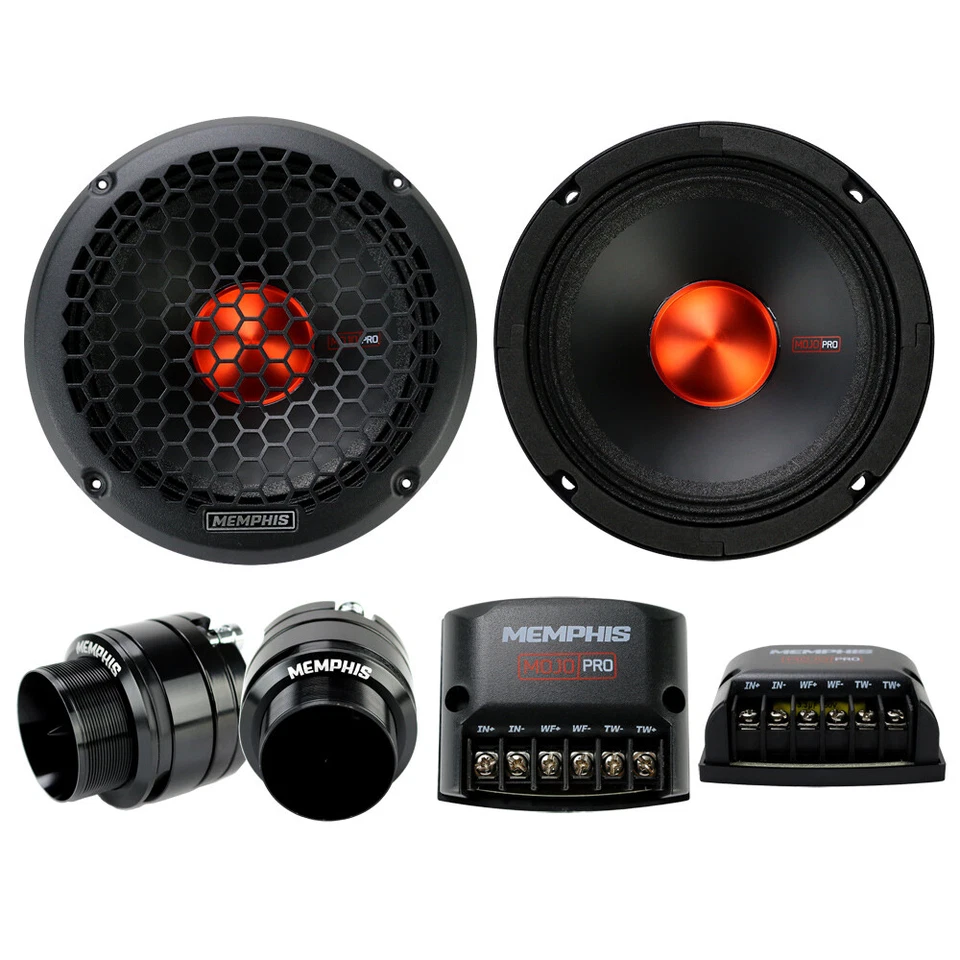 Memphis Audio MJP6C MOJO Series 6-1/2" Component Speakers 6.5" Comp NEW - Image 1 of 4