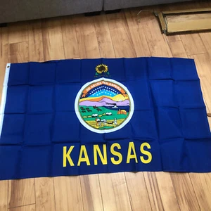 NIP. ..3x5 Kansas State Flag/State Banner - Picture 1 of 5
