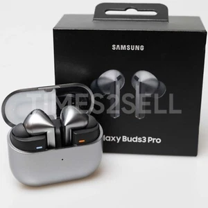 Auriculares Bluetooth inalámbricos verdaderos plateados Samsung Galaxy Buds3 Pro SM-R630 - Imagen 1 de 9