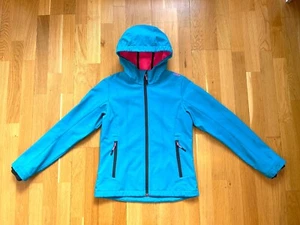 Softshell CMP Jacke Funktionsjacke Outdoor Clima Protect, Blau/Pink, Gr. 164 - Bild 1 von 2