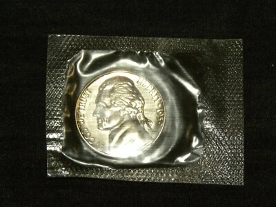 1959 Jefferson Nickel Gem Proof  In Original Proof Set Cellophane - Image 1 of 2