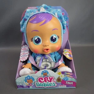 Cry Babies Tina NEW Baby Doll Cries Real Tears Triceratops Outfit Fantasy IMC - Picture 1 of 7