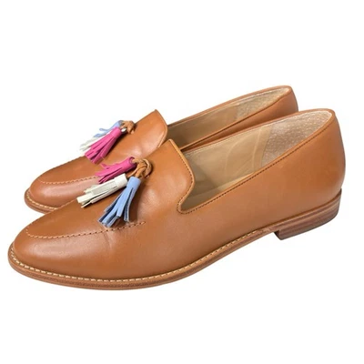 Zapato Mocasín Talbots LEIGHTON Borlas Napa Mujer Talla 8.5 Clásico Preppy Foto 1 de 4