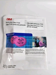 3M 2091 P100 Replacement Particulate For Filter 6000 7000 Series Respirator 1 PR - Picture 1 of 2