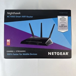 NETGEAR (R7000-100NAS) Nighthawk AC1900 Inteligentny dwuzakresowy router Wi-Fi przetestowany - Zdjęcie 1 z 9