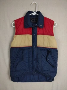 Vintage 70er Outdoor Wear Samoset gefütterte Weste JUGEND 14-16 Retro - Bild 1 von 8
