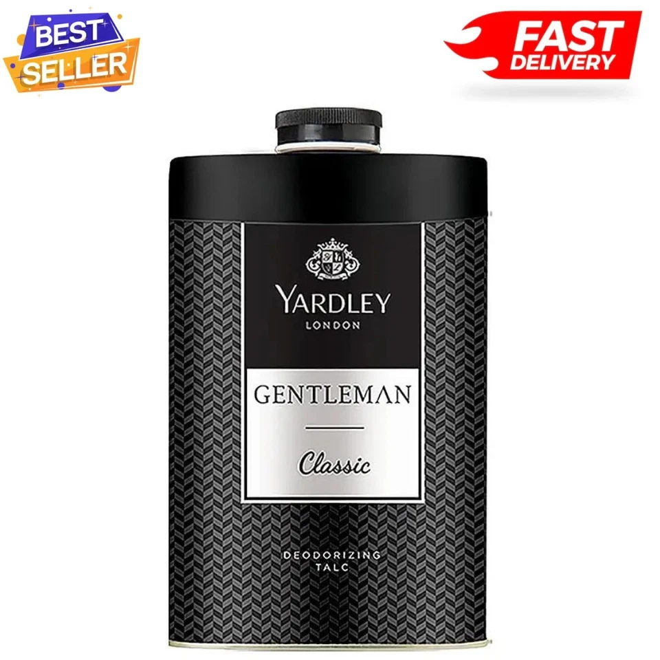 Yardley London Gentleman Deodorising Talc Talcum Powder for Men - 100 Gm - Image 1 of 4