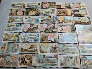 Arbuckle Coffee Victorian Trade Cards - Country World Maps - Lot Of 35 - Picture 1 of 11