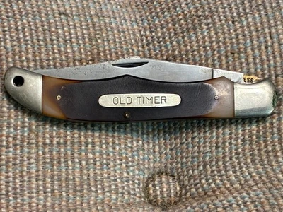 Navaja de bolsillo Schrade, U.S.A. 1250T, Old Timer, hoja única Foto 1 de 4