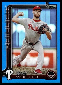 Serie 1 Topps 2025 Zack Wheeler lámina azul/150 #218 Philadelphia Phillies - Imagen 1 de 2
