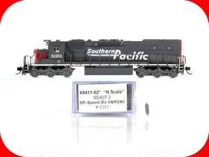 N Scale *SOUTHERN PACIFIC Ex-DRGW* SD40T-2 #5351 -Intermountain 69411, DCC Ready - Picture 1 of 8