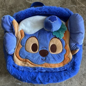 Disney Parks Munchlings Stitch Blueberry Loaf Plush Mini Backpack NWT - Picture 1 of 5