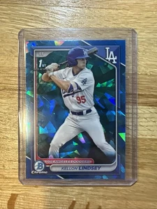 Kellon Lindsey 2024 Bowman cromo zafiro Dodgers - Imagen 1 de 2