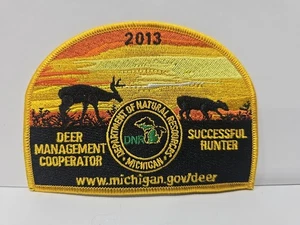 MICHIGAN DNR 2013 SUCCESSFUL DEER HUNTER PATCH - Picture 1 of 3