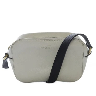 Y1112 SMYTHSON Shoulder Bag One Shoulder Crossbody Leather White /YO12 Women's - Image 1 of 4