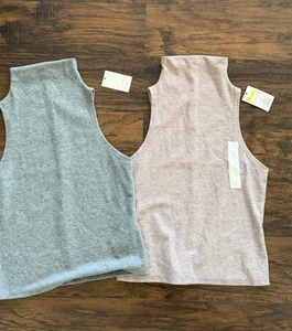 Damen Tank Top - A New Day Brushed Microfleece �� Gr. S - 2er Pack Grau + Outmeal - Bild 1 von 5