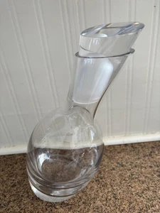 NAMBE TILT DECANTER W Stopper 5800 Beautiful Artistic Design - Retired Christmas - Picture 1 of 9