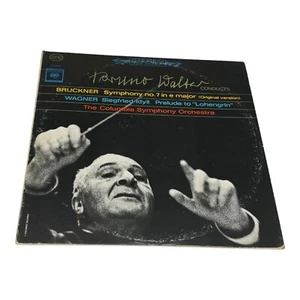 2 LPs COLUMBIA 2-EYE Bruckner Wagner BRUNO WALTER Symphony #7 M2S-690 EX+ - Picture 1 of 14