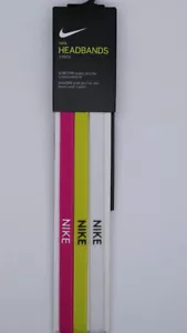 NIKE SWOOSH SPORT TRAINING ELASTIC GRIP HAIRBANDS HEADBANDS 3PACK - AC9641-138 - Picture 1 of 6
