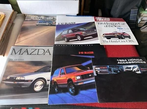 Vintage 80s Catalog Honda Civic Mazda Chevy Blazer Import Lot - Picture 1 of 23