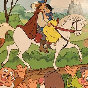 1993, Snow White & The Seven Dwarfs Giant Sticker Fun Disney Golden Book Vintage