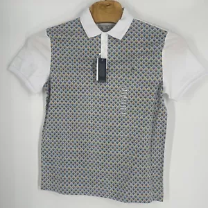 Neu mit Etikett Original Penguin Herren Poloshirt Geo Front Kurzarm weiß Gr: M - Bild 1 von 4
