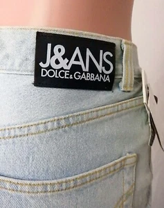 NEU - DOLCE & GABBANA - hellblaue Denim Jeans mit Knopfleiste - Gr. 30 - Bild 1 von 12