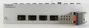 Nokia 1000BaseLX NIF4527FRU 740300568 Quad Gigabit Ethernet Fiber Module - Picture 1 of 11