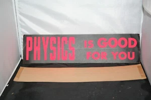 PHYSICS Dept Bumper Stickers x2-Never Used - Picture 1 of 3
