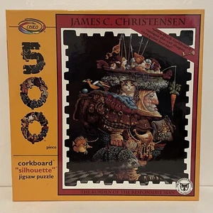 Ceaco James C Christensen The Burden Of The Responsible Man 500 pc Jigsaw Puzzle - Picture 1 of 7