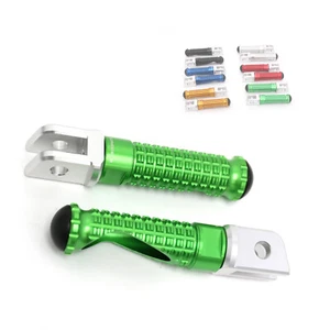 Clavijas delanteras CNC MPRO verdes para Suzuki GSXR 1000 05-15 16 17 18 19 20 21 22 - Imagen 1 de 7