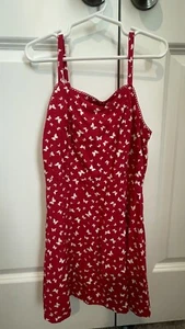 Art Class Target Girls Red Butterfly Dress Size S 6/7 - Picture 1 of 2