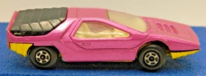VINTAGE Matchbox Superfast - ALFA CARABO - # 75 - Pink - UK 1975 - Small Chips - - Picture 1 of 6