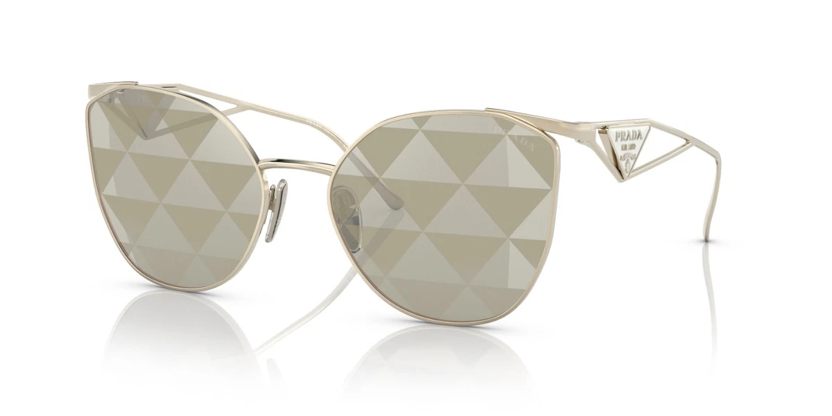 PRADA Cat Eye Silver Sunglasses for Women for sale | eBay