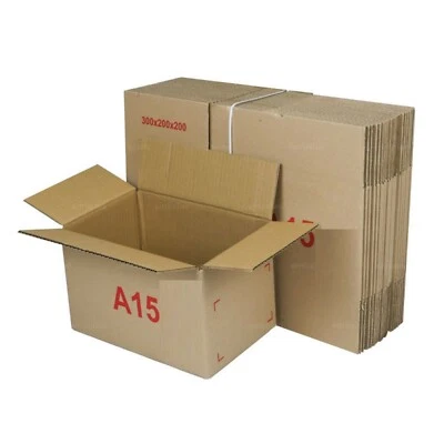 Lot de 20 cartons d’expédition 30 x 20 x 20 CM  carton déménagement emballage - Photo 1/4