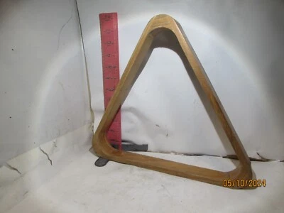 Estante de madera para bolas de billar Sportcraft triángulo de madera Foto 1 de 2