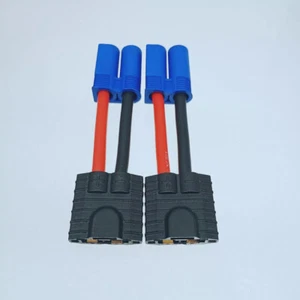 2 Stück EC5 Stecker auf Neu ID Ladegerät Buchse Kabel für Traxxas EZ-Peak 2s/3s/4s LiPo - Bild 1 von 4