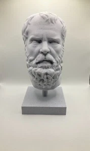 ROMAN SCULPTURE SOCRATES 7.3 INCH/185 MM, MUSEUM REPRODUCTION - Picture 1 of 3