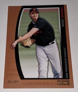 Randy Johnson 2009 Topps Unique # 69 Bronze Parallel #D /99 San Francisco Giants - Picture 1 of 2