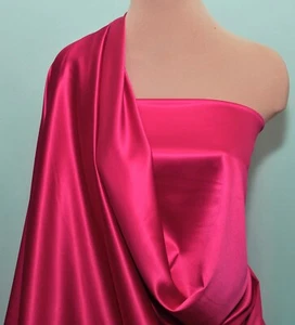 TELA DE GASA SATINADA FUCSIA SEDOSA OPACA 60""...FORMAL, BLUSAS, VESTIDOS - Imagen 1 de 7