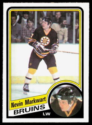 Nevin Markwart 1984-85 O-Pee-Chee #8 NMT - Image 1 of 2